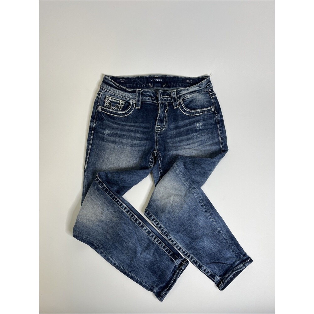 Vigoss Chelsea Capri Heritage Fit Jeans Women’s Size 1/2 L 25